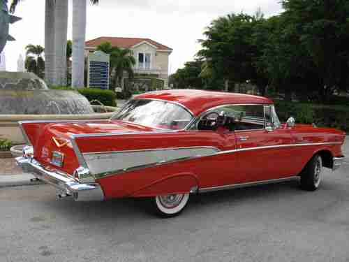 1957 CHEVROLET BELAIR (2) DOOR HT. EXCELLENT!, image 3