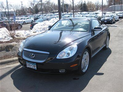 2002 lexus sc 430, black on black. navigation. excellent condition. $19900