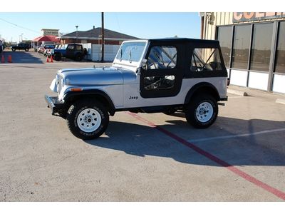 Jeep cj-7 classic 4x4 collectors low miles one owner convertible