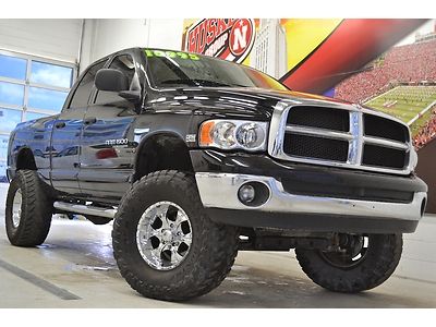 05 dodge ram 1500 quad cab lift big tires cloth 172k 4x4 am/fm/cd dual exhaust