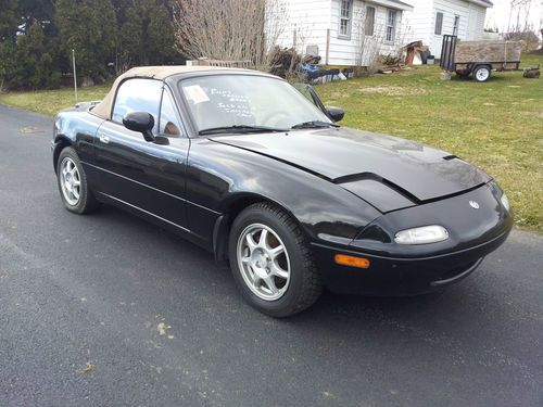 1994 mazda miata mx5 leather 1.8 5 speed black