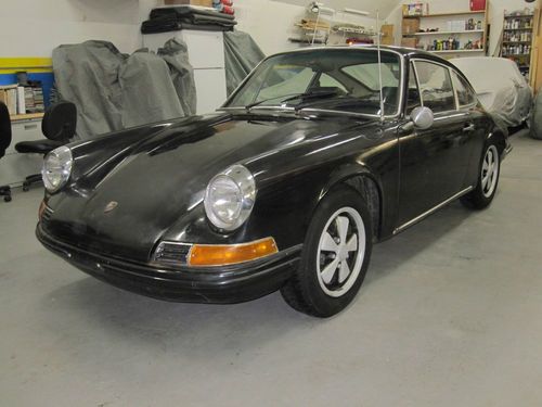 '69 porsche 912 black,drives great, original jack &amp; tool kit, chrome spare wheel