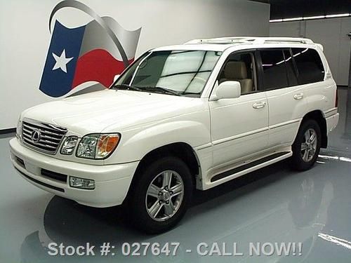2007 lexus lx 470 4x4 sunroof nav rear cam dual dvd 43k texas direct auto