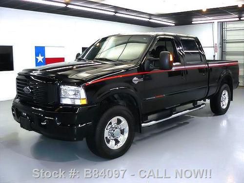 2004 ford f250 harley davidson crew 4x4 sunroof 35k mi texas direct auto