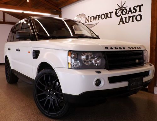 2006 land rover range rover sport hse * matte white and black paint * new 22" gi