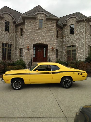 1973 plymouth duster 5.2 318 v8 mopar hot rod muscle car restored