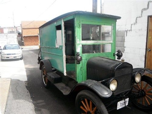 1923 ford model t panel delivery truck~original antique martin-parry body truck
