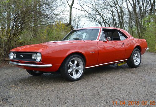 1967 camaro ss 350 4spd super solid sharp red