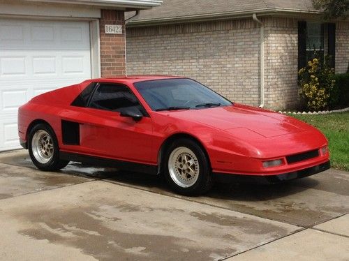 Custom wide-body 1986 pontiac fiero se very unique not a replica or kit car *nr*