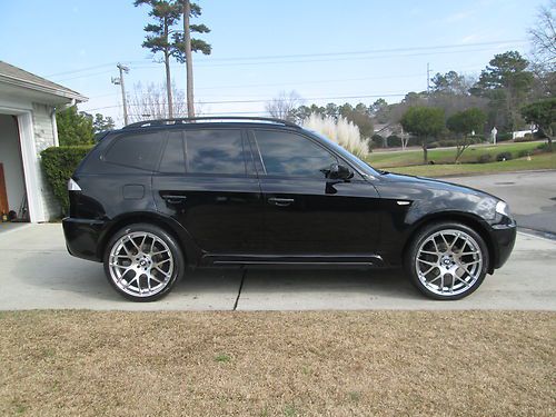 2007 bmw x3 3.0si sport  22' wheels custom m-sport- navi