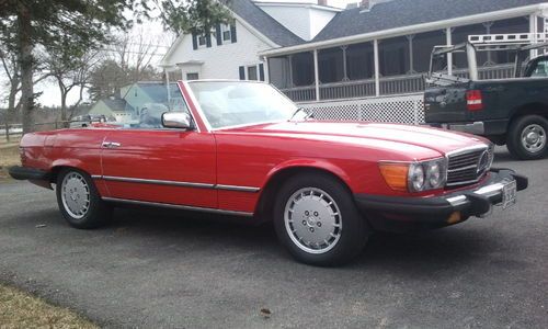 1984 mecedes-benz 380sl convertible