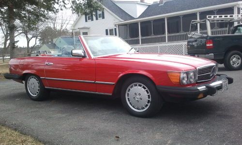 1984 mecedes-benz 380sl convertible