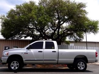 Silver slt long bed quad 5.9l i6 4x4 manual standard cummins diesel lonestar