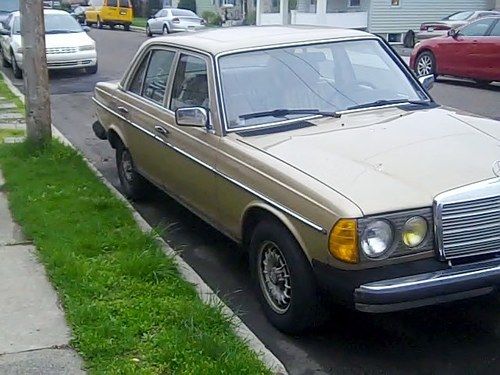 1985 mercedes 300d turbo diesel 1-2-3 wvo gold car