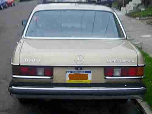 1985 Mercedes 300D Turbo Diesel 1-2-3 WVO Gold Car, image 2