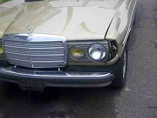 1985 Mercedes 300D Turbo Diesel 1-2-3 WVO Gold Car, image 3
