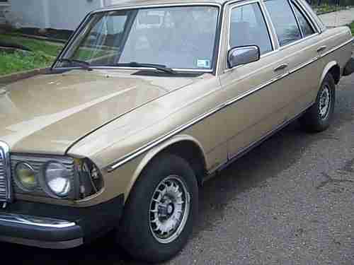 1985 Mercedes 300D Turbo Diesel 1-2-3 WVO Gold Car, image 7