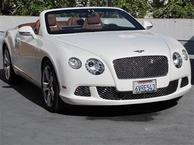 2012 gtc convertible glacier white