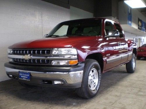 2000 chevy silverado 1500 ext cab lt 4wd 5.3l 43k orig miles!