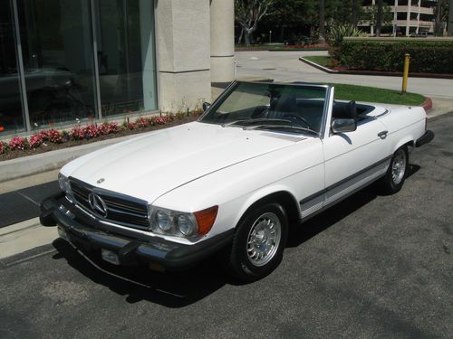 1979 mercedes 450 sl beautiful california sl roadster very low miles