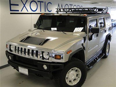 2005 hummer h2 4wd! heated-sts alipne-stero roof-rack/r-boards 2tv/ent-pkg xenon