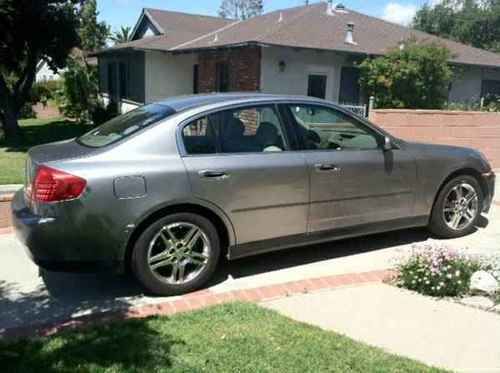 2004 infiniti g35 base sedan 4-door 3.5l