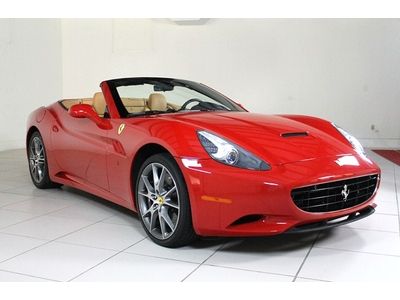 2012 ferrari approved cpo california, 7yr. maintanence inc rosso corsa/beige