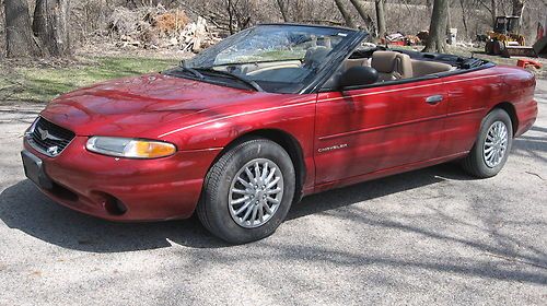 1999 chrysler sebring converible, leather, clean