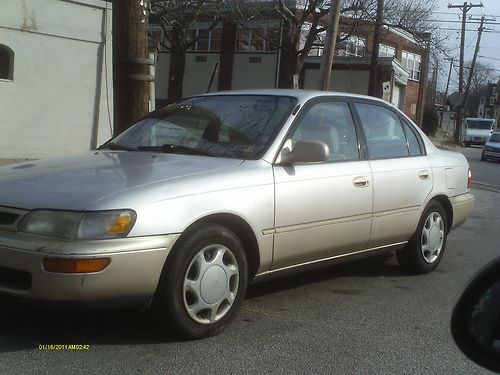 1994 toyota corolla dx 122,000 original miles auto "no reserve"