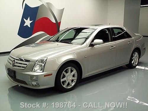 2005 cadillac sts v8 climate leather sunroof nav 31k mi texas direct auto