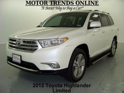 Limited rearcam sunroof leather htd seats jbl audio 2012 toyota highlander 22k