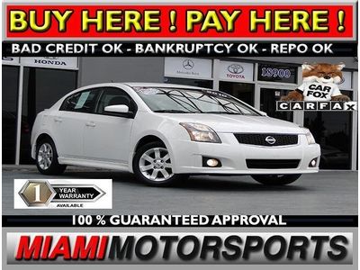 We finance '10 nissan sentra low miles abs am/fm/cd a/c tachometer steel wheels