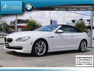 2012 bmw certified pre-owned 6 series 2dr conv 640i