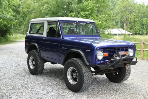 1970 ford bronco - sharp early bronco- no rust, lifted, bfg a/t, disk brakes