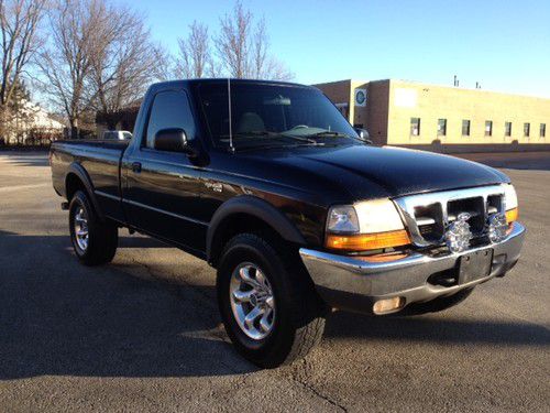 1999 ford ranger regular cab pickup 4x4 - no reserve - nice truck! clean