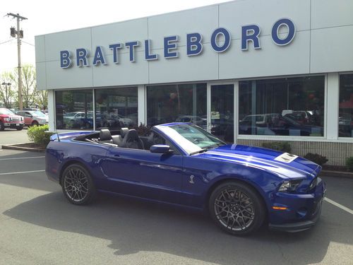 2013 ford shelby gt500 convertible