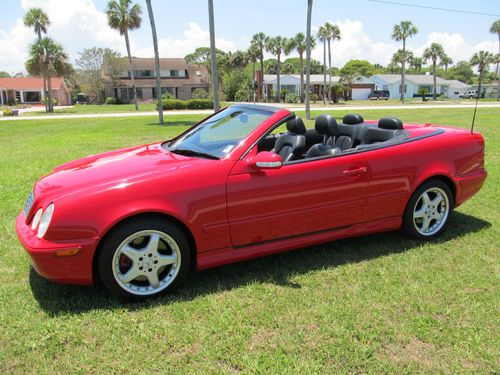 Amg cabriolet! red! mint!!   great  buy!!