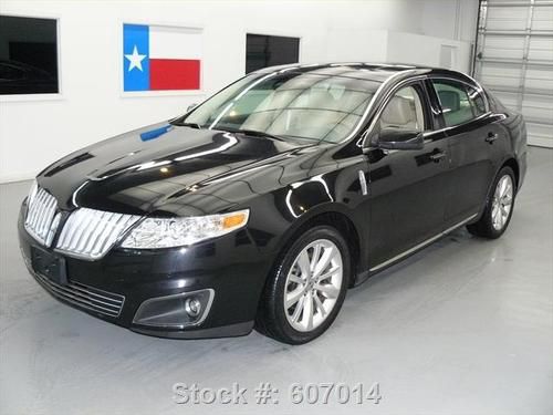2009 lincoln mks ultimate pano sunroof nav rear cam 25k texas direct auto