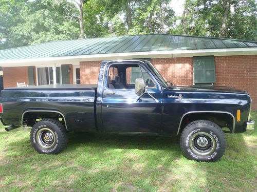 1979 chevy 1/2 ton short bed pickup truck