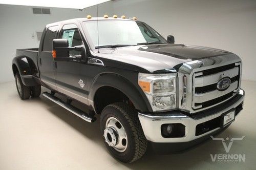 2013 drw lariat crew 4x4 fx4 navigation sunroof heated cooled leather diesel