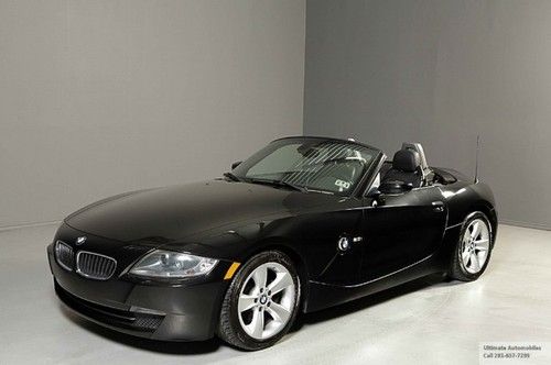 2007 bmw z4 convertible 3.0i sports prem pkg auto leather xenons clean !