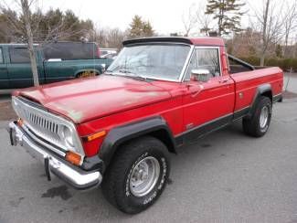 1974 red runs &amp; drives great good interior &amp; frame mud!!