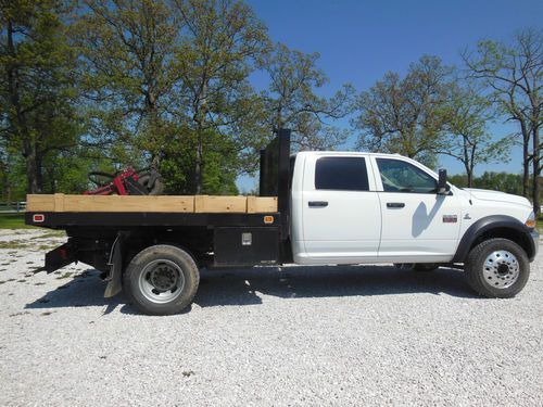 Dodge ram 5500 crewcab 4door 4x4 flatbed dumpbed auto diesel