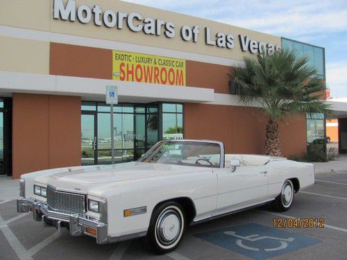 Beautiful 1976 cadillac eldorado convertable