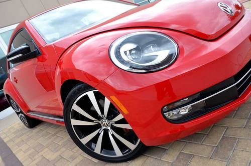 12 vw beetle 2.0l turbo navigation xenon 19' wheels leather heated seats sat nr