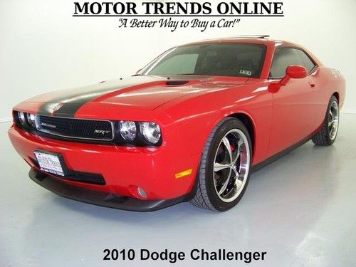 Srt-8 srt8 navigation hemi brembo brakes htd seats 2010 dodge challenger 37k