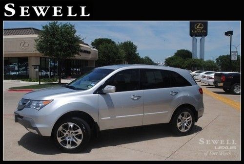 07 acura mdx tech navi heated leather sunroof cd 3rd row 4x4 awd