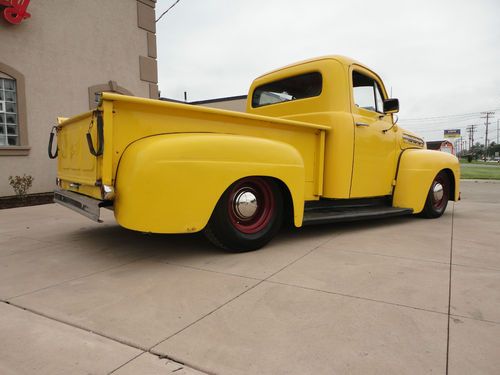 1951 ford f-1 f1 short bed chevy v8 auto fresh a/c ratrod hotrod hot rat rod