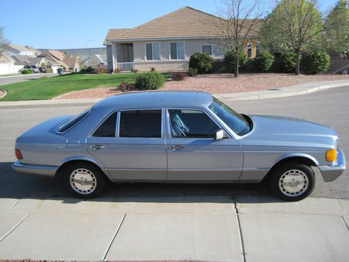 Beautiful blue mercedes benz 380 sel with rebuilt engine and transmission