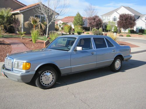 Beautiful Blue Mercedes Benz 380 SEL with Rebuilt Engine and Transmission, US $3,850.00, image 3